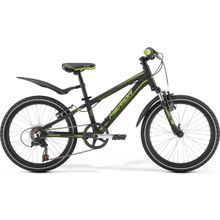 20" MERIDA Matts J20 boy 2017 (6ск, алюм, аморт.вилка, Vbr, RS35 - TZ50 TZ20)(black green)