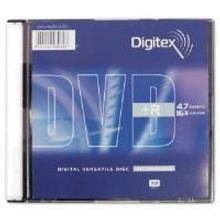 DIGITEX DVD-R диск 16x Slim Case 5 шт, DVD-R47B16-ST1