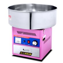 Аппарат для приготовления сахарной ваты ECOLUN (диам.520 мм) розовый