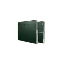 SGP Кожаный чехол-подставка для New iPad Folio Plus, темно-зеленый SGP09135
