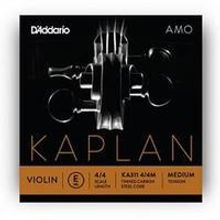 KA310-4 4M Kaplan Amo Комплект струн для скрипки размером 4 4, среднее натяжение, DAddario