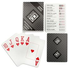Игральные карты серия "PokerGo" black  54 шт колода (poker size index jumbo, 63*88 мм) (ИН-9066)