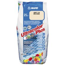 МАПЕЙ Ультраколор Плюс затирка для швов №130 жасмин (2кг)   MAPEI Ultracolor Plus цементно-полимерный шовный заполнитель №130 жасмин (2кг)