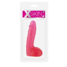 Dream Toys Розовый фаллоимитатор XSKIN 7 PVC DONG - 18 см. (розовый)