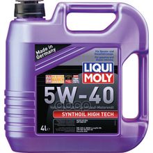 Liqui moly 5w-40 Sm Cf Synthoil High Tech 4л (Синт.Мотор.Масло) Sae 5w40 Synthoil High Tech Liqui Moly 4л 1915