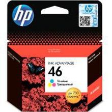 HP 46, CZ638AE картридж трехцветный