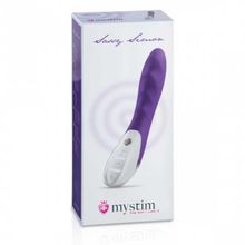 Фиолетовый вибратор Mystim Sassy Simon - 27 см. Фиолетовый