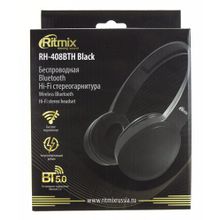 Наушники беспроводные RITMIX RH-408BTH черный