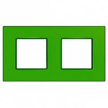 Рамка 2 поста UNICA ХАМЕЛЕОН, киви |  код. MGU4.704.28 |  Schneider Electric