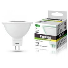 Лампа светодиодная Camelion LED5-MR16 830 GU5.3 5Вт 3000K BL1