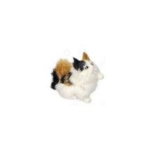 Сувенир из меха интерактивный «Кошка играющая с голосом». Цвет: рыжий