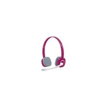 наушники с микрофоном Logitech Headset H150, розовые 981-000369