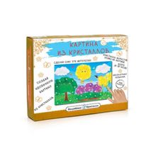 Картина из кристаллов Цветочки, 6+