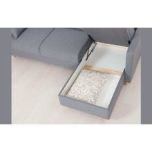 Нижегородмебель Дилан диван-кровать угловой ТД 423 Сага дарк грей