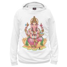 Худи Я-МАЙКА Ганеша на лотосе