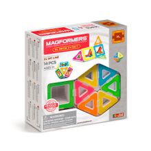 Магнитный конструктор MAGFORMERS XL Neon 14 set