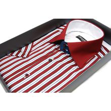Приталенные мужские рубашки с коротким рукавом PG  Артикул 2020 10