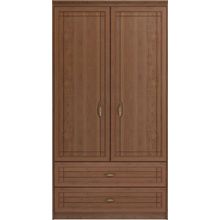 Ижмебель 17 Шкаф для одежды и белья с ящиками 2-х дверный без зеркал Лондон ID - 300284