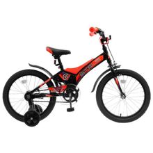 Детский велосипед STELS Jet 14 Z010 черный оранжевый 8,5" рама