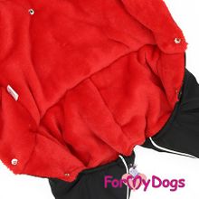 Комбинезон ForMyDogs для собак Флаги синий для мальчика FW295-2015 M