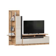 Алмаз. Любимый дом Кёльн Тумба под ТВ (Дуб Золотой Кашмир)