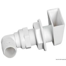 Osculati White plastic scupper 90° 1 x 25 mm, 17.354.80