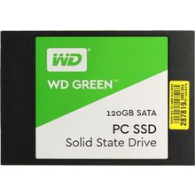 Накопитель  SSD 120 Gb SATA 6Gb s WD Green   WDS120G1G0A   2.5" TLC