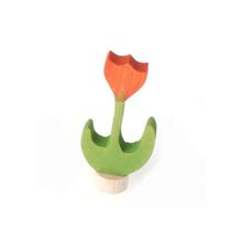 Фигурка декоративная для подсвечников - тюльпан оранжевый (Grimms)