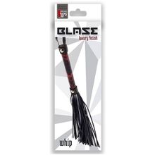Чёрно-красная плеть BLAZE FLOGGER - 43 см. (113959)
