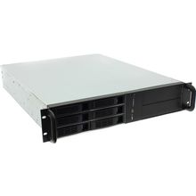 Корпус   Server Case 2U Procase    ES206S-SATA3-B-0   Black 6xHotSwap SAS SATA,  ATX, без БП