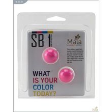 Maia Металлические вагинальные шарики с розовым силиконовым покрытием