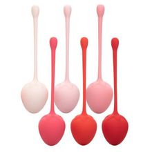 California Exotic Novelties Набор из 6 вагинальных шариков-клубничек Kegel Training Set Strawberry (разноцветный)