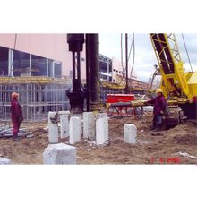 Забивка свай