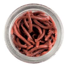 Имитация червя Gulp! Mini Earthworms, 2.5см, 42шт., Red Wiggler Berkley