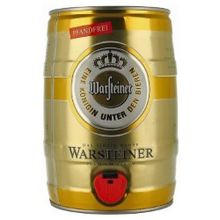 Пиво Варштайнер Премиум Верум, 5.000 л., 4.8%, светлый лагер, светлое, железная бочка, 2