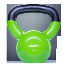 STARFIT Гиря виниловая DB-401, зеленая, 8 кг