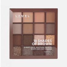 LAMEL PROFESSIONAL Тени для век 16-3 Shades Of Brown Eyeshadow