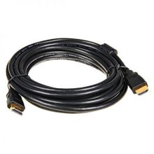 Кабель HDMI 19M-19M V1.4, 1.0 м, чёрный, 2 фильтра, позол., 5bites (APC-014-010)