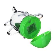 Точилка для карандашей с контейнером в форме самолетика, 5,5x5,5см, пластик, 4 цвета 4 цвета