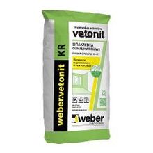 Шпаклевка weber.vetonit KR финишная 20 кг