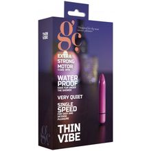 Shots Media BV Фиолетовый мини-вибратор GC Thin Vibe - 8,7 см. (фиолетовый)