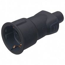 Розетка  HELIUM -местный, с заземлением, черный, 050197 |  код. 050197 |  Legrand