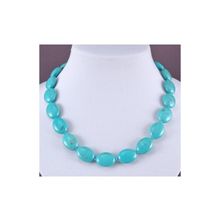 Бусики-Колечки Бусы прес.Бирюза "Кэтти" арт.ПБР-11(15-19)-46-3