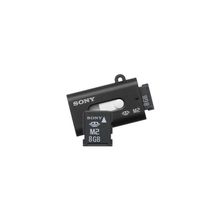 Карта памяти для Sony MemoryStick Micro M2 8Gb Sony с USB Reader