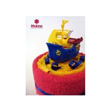 Махровые сладости - Детский торт из полотенец Для будущих моряков
