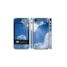 Виниловая наклейка на iPhone 4 и 4S iSwag "Облака"