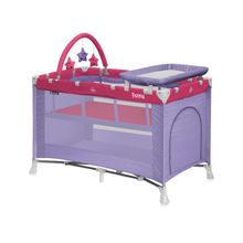 Кровать-манеж Lorelli PENNY 2 PLUS Фиолетово-розовый   Rose&Violet 1551