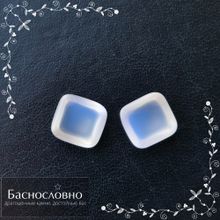 Пара лунных камней из Танзании огранки в Баснословно прямоугольник кабошон 11,10x10,35 11,00x10,39мм 10,18 карат