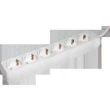 Удлинитель   У06 6-местный, 5м, с заземлением, WYP10-16-06-05-Z-N | код. WYP10-16-06-05-Z-N |  IEK