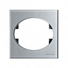 Рамка 1 пост TACTO, серебристый |  код. 5571 CL |  ABB